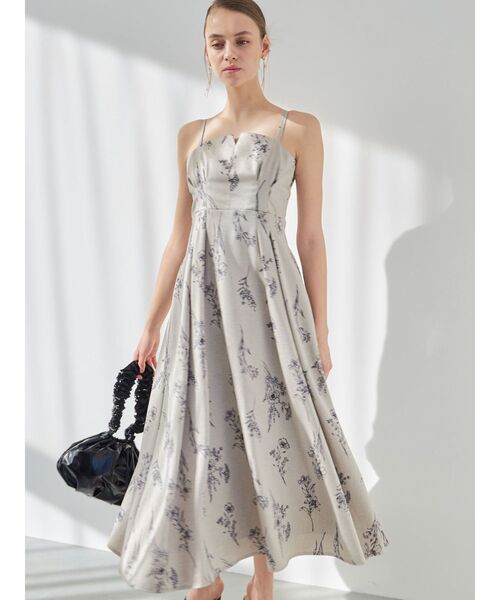 MERCURYDUO（マーキュリーデュオ）の「リネンライクバックレースアップキャミワンピース（ワンピース・レディース・ベージュ/ブルー・MEDIUM/SMALL）」の9枚目の写真