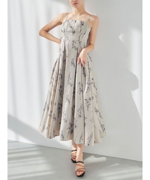 MERCURYDUO（マーキュリーデュオ）の「リネンライクバックレースアップキャミワンピース（ワンピース・レディース・ベージュ/ブルー・MEDIUM/SMALL）」の15枚目の写真