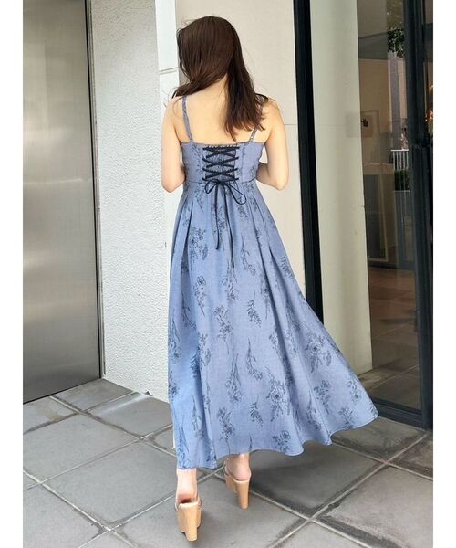 MERCURYDUO（マーキュリーデュオ）の「リネンライクバックレースアップ 