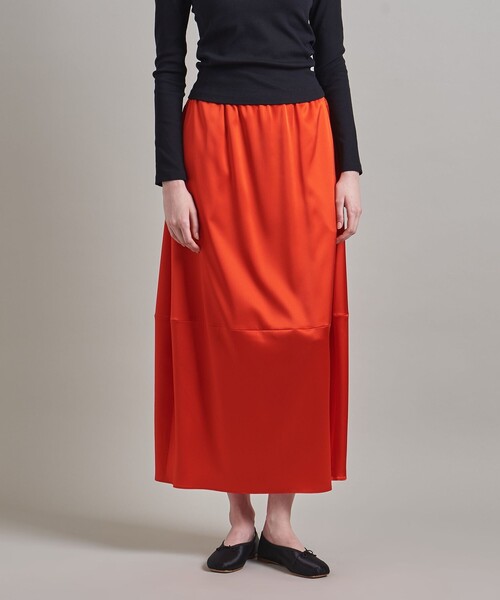 ＜LOEFF＞サテン コクーンスカート LOEFF（ロエフ）の「＜LOEFF＞サテン コクーンスカート