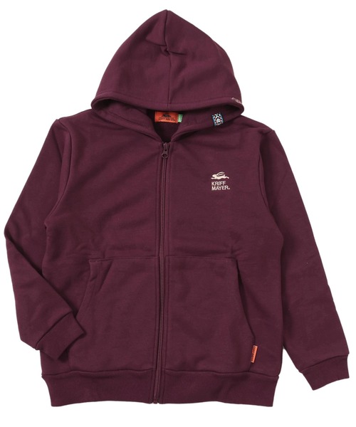 KRIFF MAYER Kid's Collection（クリフメイヤーキッズコレクション）の「【裏毛】刺繍パーカー（パーカー・キッズ・グレー/グリーン/ワインレッド/ブラウン/ネイビー・170/160/150/140/130/120）」の5枚目の写真