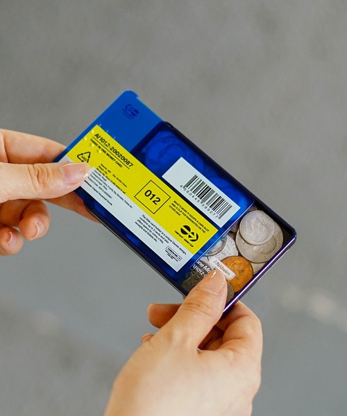 HIGHTIDE（ハイタイド）の「ANAHEIM アナハイム マネーカード マネークリップ コインケース フラグメントケース コンパクト クリア ミニ財布 小銭入れ（コインケース・メンズ・ブルー/レッド/グリーン/その他1/その他2・FREE）」の5枚目の写真