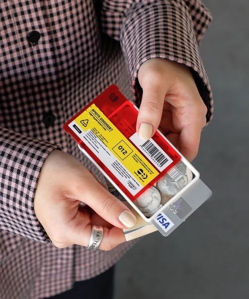 HIGHTIDE（ハイタイド）の「ANAHEIM アナハイム マネーカード マネークリップ コインケース フラグメントケース コンパクト クリア ミニ財布 小銭入れ（コインケース・メンズ・ブルー/レッド/グリーン/その他1/その他2・FREE）」の3枚目の写真