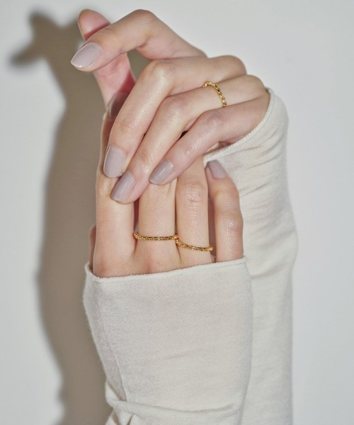 TODAYFUL(トゥデイフル)の「Chain Ring (Silver925)(リング・レディース・ゴールド/シルバー・#9/#11/#13)」の5枚目の写真