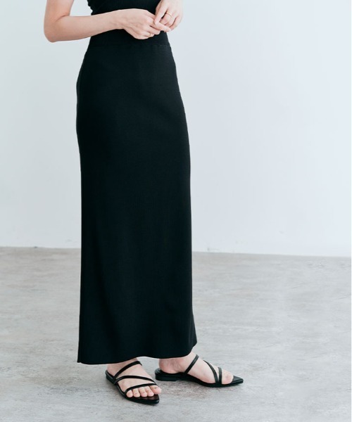 kirakiraShop（キラキラショップ）の「ストレッチ タイト ロング スカート（スカート・レディース・ミント/ブラック/ライトベージュ/グレー/モカ・M/L）」の12枚目の写真