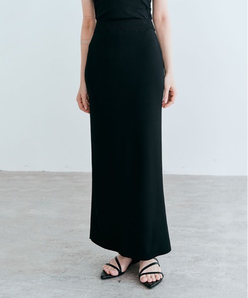 kirakiraShop（キラキラショップ）の「ストレッチ タイト ロング スカート（スカート・レディース・ミント/ブラック/ライトベージュ/グレー/モカ・M/L）」の11枚目の写真