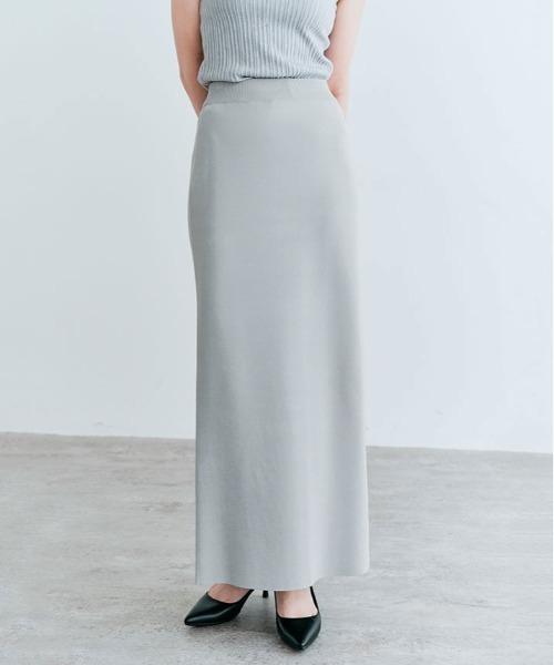 kirakiraShop（キラキラショップ）の「ストレッチ タイト ロング スカート（スカート・レディース・ミント/ブラック/ライトベージュ/グレー/モカ・M/L）」の19枚目の写真