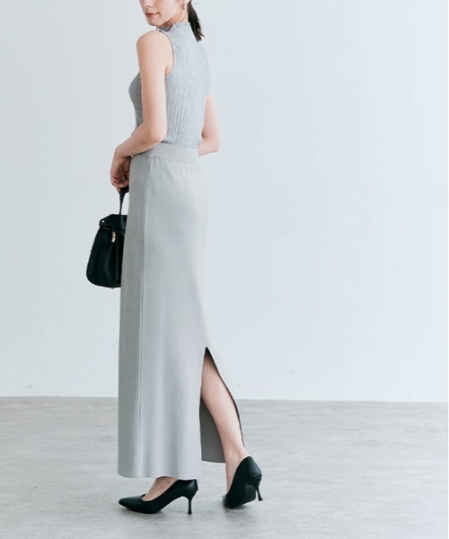 kirakiraShop（キラキラショップ）の「ストレッチ タイト ロング スカート（スカート・レディース・ミント/ブラック/ライトベージュ/グレー/モカ・M/L）」の20枚目の写真