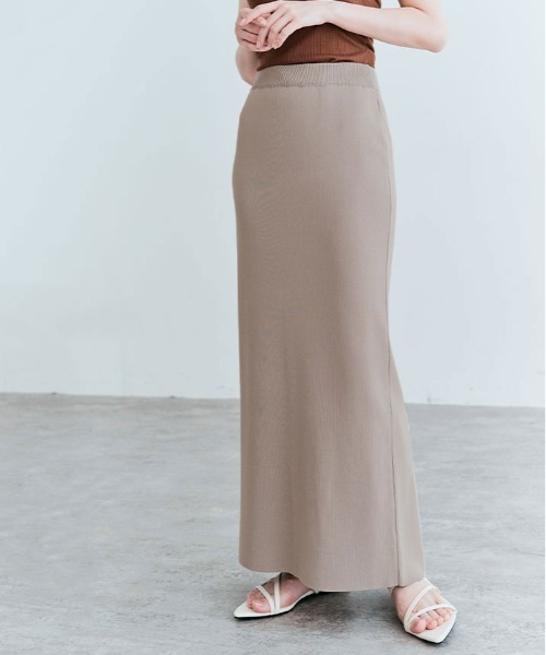 kirakiraShop（キラキラショップ）の「ストレッチ タイト ロング スカート（スカート・レディース・ミント/ブラック/ライトベージュ/グレー/モカ・M/L）」の15枚目の写真