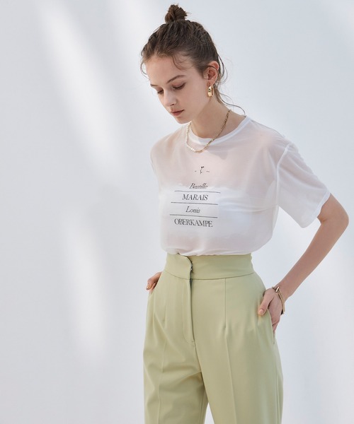 eimy istoire - エイミーシンデレラビッグTシャツ。yu-♡❤️ セール】ビッグシアーTシャツ（Tシャツ/カットソー）｜eimy