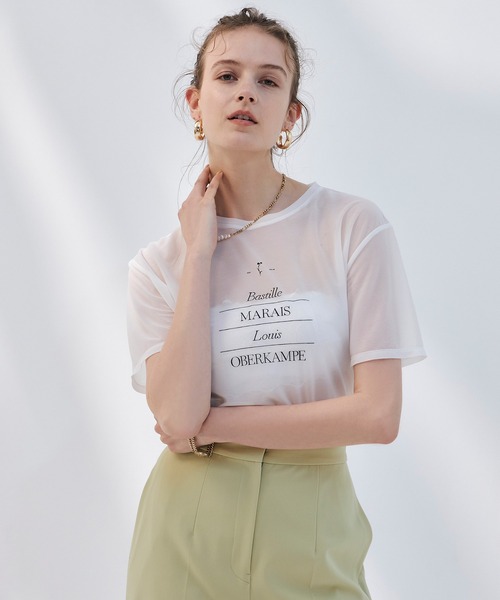 エイミー　Tシャツ セール】ビッグシアーTシャツ（Tシャツ/カットソー）｜eimy