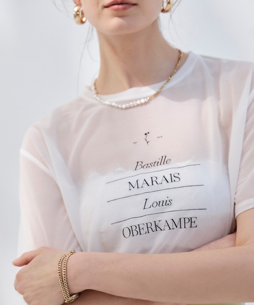 eimy istoire - 新品タグ付き❤️eimyistoireエイミーイストワールシアーTシャツ セール】ビッグシアーTシャツ（Tシャツ/カットソー）｜eimy