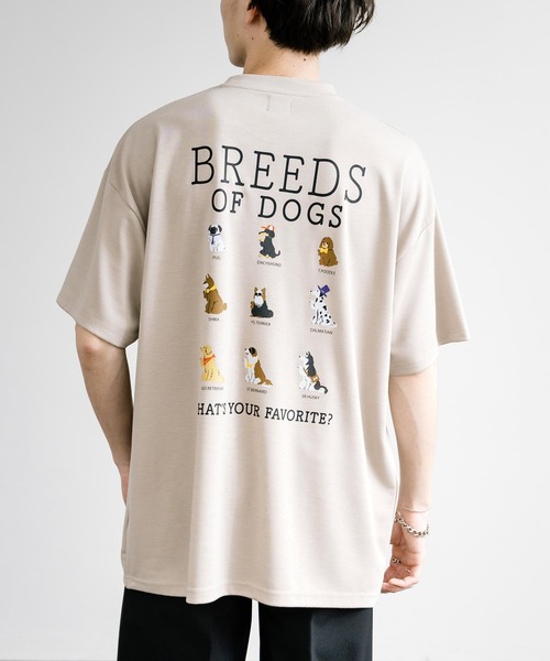 Rocky Monroe(ロッキーモンロー)の「マルチアイコンバックプリントオーバーサイズ半袖Tシャツ(Tシャツ/カットソー・メンズ・チャコール/ホワイト/ホワイト系/チャコールグレー/グレイッシュベージュ/ミント・M/L)」の5枚目の写真