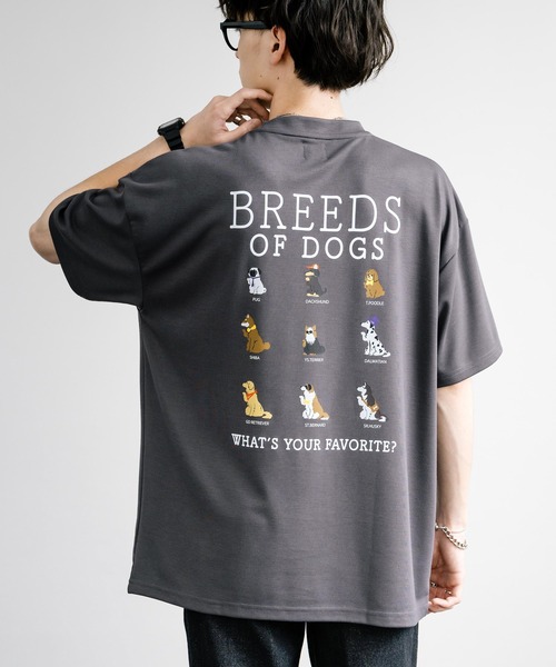 Rocky Monroe(ロッキーモンロー)の「マルチアイコンバックプリントオーバーサイズ半袖Tシャツ(Tシャツ/カットソー・メンズ・チャコール/ホワイト/ホワイト系/チャコールグレー/グレイッシュベージュ/ミント・M/L)」の4枚目の写真