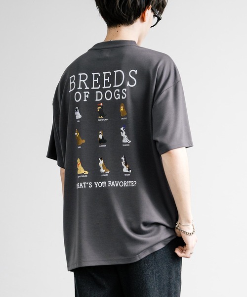Rocky Monroe(ロッキーモンロー)の「マルチアイコンバックプリントオーバーサイズ半袖Tシャツ(Tシャツ/カットソー・メンズ・チャコール/ホワイト/ホワイト系/チャコールグレー/グレイッシュベージュ/ミント・M/L)」の12枚目の写真