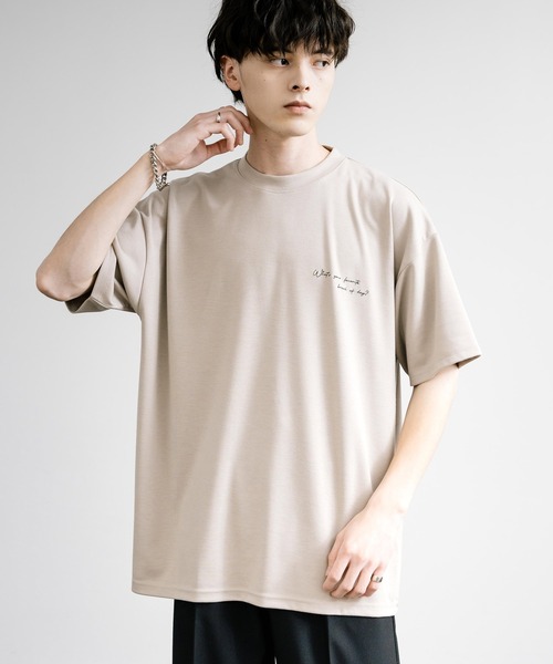 Rocky Monroe(ロッキーモンロー)の「マルチアイコンバックプリントオーバーサイズ半袖Tシャツ(Tシャツ/カットソー・メンズ・チャコール/ホワイト/ホワイト系/チャコールグレー/グレイッシュベージュ/ミント・M/L)」の15枚目の写真