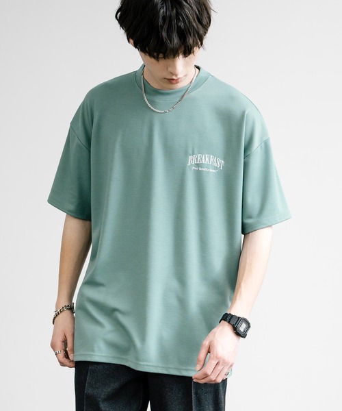 Rocky Monroe(ロッキーモンロー)の「マルチアイコンバックプリントオーバーサイズ半袖Tシャツ(Tシャツ/カットソー・メンズ・チャコール/ホワイト/ホワイト系/チャコールグレー/グレイッシュベージュ/ミント・M/L)」の18枚目の写真