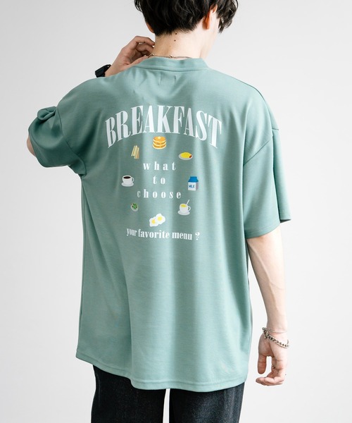 Rocky Monroe(ロッキーモンロー)の「マルチアイコンバックプリントオーバーサイズ半袖Tシャツ(Tシャツ/カットソー・メンズ・チャコール/ホワイト/ホワイト系/チャコールグレー/グレイッシュベージュ/ミント・M/L)」の19枚目の写真