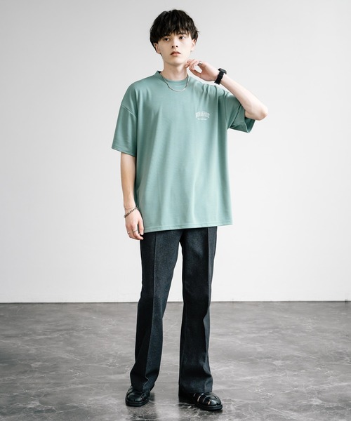 Rocky Monroe(ロッキーモンロー)の「マルチアイコンバックプリントオーバーサイズ半袖Tシャツ(Tシャツ/カットソー・メンズ・チャコール/ホワイト/ホワイト系/チャコールグレー/グレイッシュベージュ/ミント・M/L)」の20枚目の写真