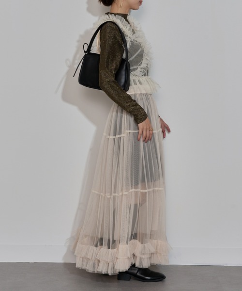 MAISON BREEZE reveur(メゾンブリーズレヴール)の「【MAISON BREEZE reveur】ribbon one shoulder hand bag リボンワンショルダーPUレザーハンドバッグ ショルダー付き(ハンドバッグ・レディース・ブラウン/ブラック/グレー/シルバー・FREE)」の5枚目の写真