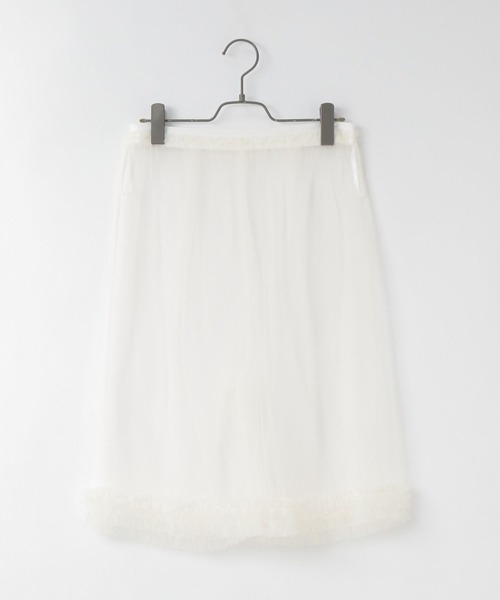 yuw(ユウ)の「チュールハーフパンツ 138864(その他パンツ・レディース・ホワイト/ブラック・FREE)」の18枚目の写真