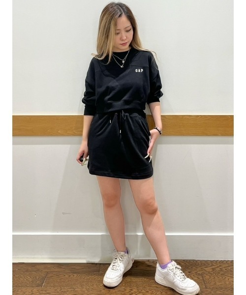 GAP(ギャップ)の「ヴィンテージソフト イージーGapロゴ ミニスカート(スカート・レディース・オフホワイト/ブラック/ライトグレー・S/M/L/XS/XXS)」の20枚目の写真