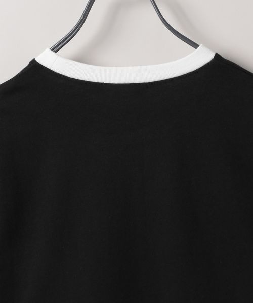 JEANASIS（ジーナシス）の「ブラックレターロゴリンガーTEE/142553（Tシャツ/カットソー・レディース・ブラック系その他/レッド系その他・FREE）」の7枚目の写真