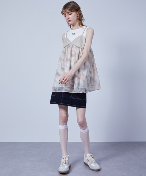 ELOOPS（イーループス）の「【ELOOPS】ポケットディテール デニム ミニスカート（デニムスカート・レディース・ブラック・L/M/S）」の4枚目の写真