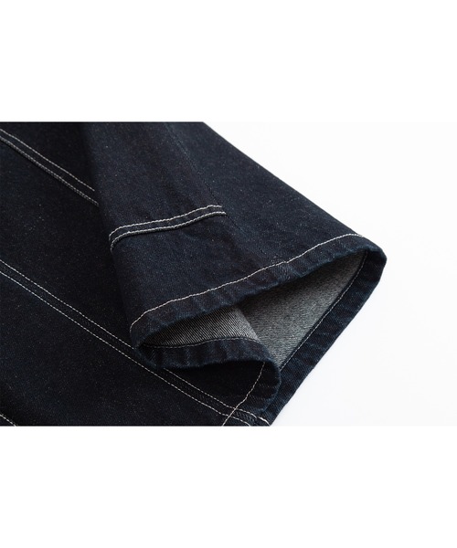 ELOOPS（イーループス）の「【ELOOPS】ポケットディテール デニム ミニスカート（デニムスカート・レディース・ブラック・L/M/S）」の18枚目の写真