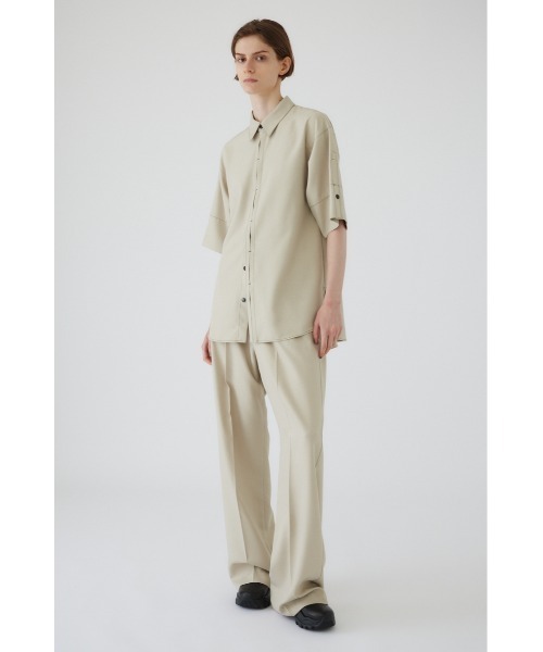 RIM.ARK(リムアーク)の「Loose fit relax PT ルーズフィットリラックスパンツ(スラックス・レディース・ライトベージュ/ブラウン/ダークネイビー・36/38)」の21枚目の写真