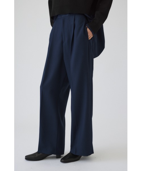 RIM.ARK(リムアーク)の「Loose fit relax PT ルーズフィットリラックスパンツ(スラックス・レディース・ライトベージュ/ブラウン/ダークネイビー・36/38)」の22枚目の写真