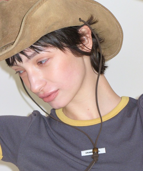 CRANK（クランク）の「CRANK／RINGER T（Tシャツ/カットソー・レディース・レッド/チャコール・FREE）」の16枚目の写真