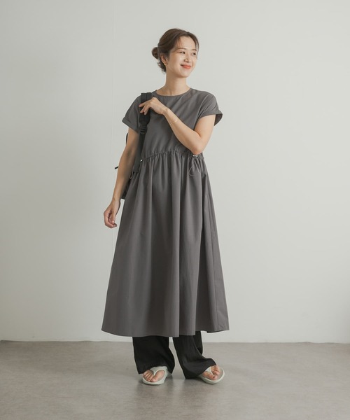 新品 アーバンリサーチ COUTURE MAISON ドロストギャザーワンピース アーバンリサーチCOUTURE MAISON ドロスト ギャザーロング