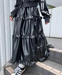 WC | PUティアードロングスカート(スカート)