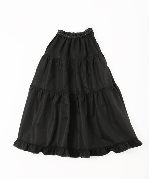 WC（ダブル シー）の「PUティアードロングスカート（スカート・レディース・ブラック/ブラウン・FREE）」の21枚目の写真