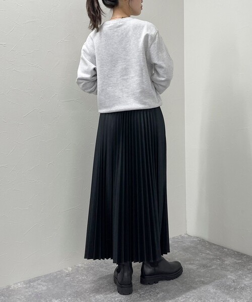fredy emue（フレディエミュ）の「【GOOD ROCK SPEED/グッドロックスピード】MICKEY 裏毛スウェット（Tシャツ/カットソー・レディース・ライトグレー/イエロー/ネイビー・FREE）」の4枚目の写真