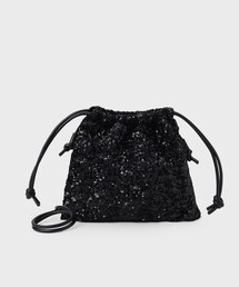 GALLEST | スパンコール巾着ショルダーバック(ショルダーバッグ)