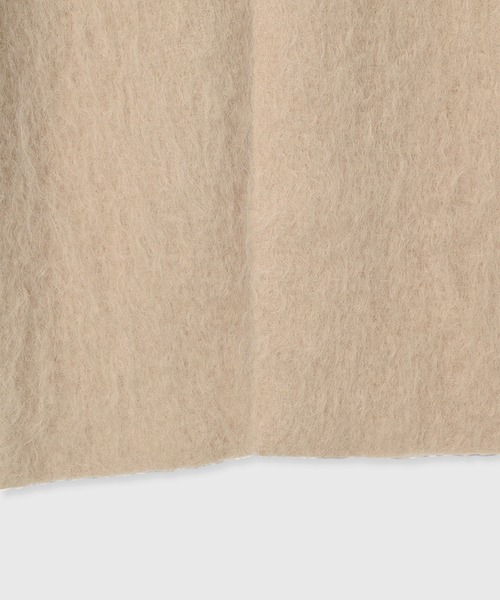anuans モヘアシャギーテーラードジャケット　ベージュ モヘアシャギーテーラードジャケット(F BEIGE): アウターanuans