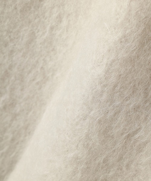 anuans モヘアシャギーテーラードジャケット モヘアシャギーテーラードジャケット(F BEIGE): アウターanuans