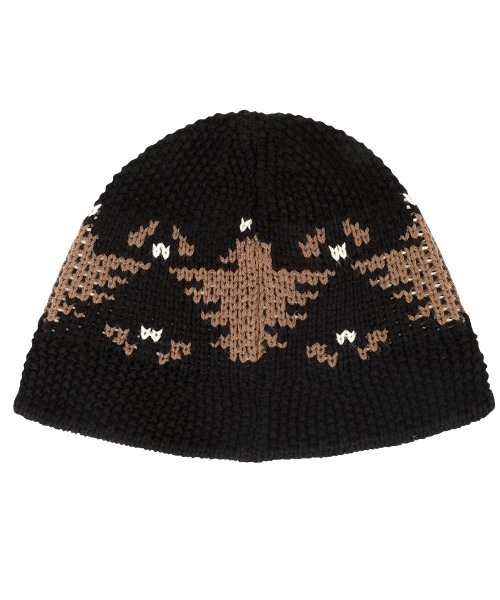 MAHAGRID(マハグリッド)の「『mahagrid/マハグリッド』 EAGLE KNIT BUCKET HAT/イーグルニットバケットハット(ハット・レディース・ブラック/グレー・FREE)」の15枚目の写真