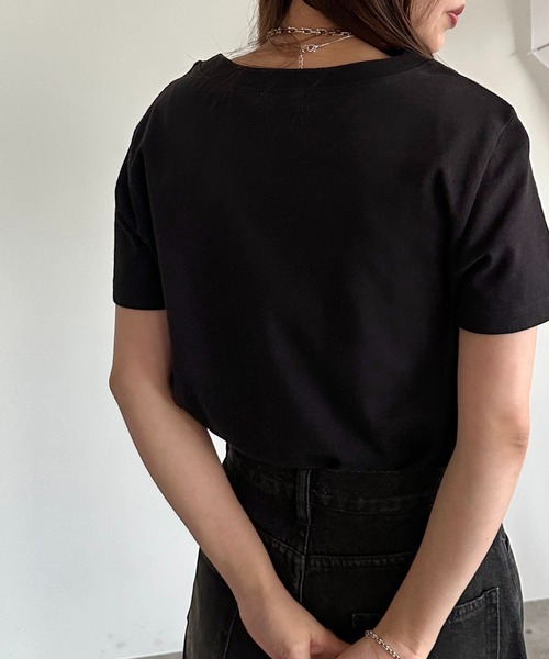 apres jour mignon(アプレジュールミニョン)の「アソートプリントTシャツ【ZOZOTOWN限定アイテム】(Tシャツ/カットソー・レディース・ホワイト系その他/ピンク/ブラック系その他2/ブラック/ブラック系その他/オフホワイト・フリー/X-LARGE)」の21枚目の写真