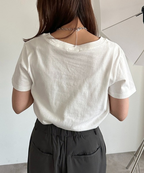 apres jour mignon(アプレジュールミニョン)の「アソートプリントTシャツ【ZOZOTOWN限定アイテム】(Tシャツ/カットソー・レディース・ホワイト系その他/ピンク/ブラック系その他2/ブラック/ブラック系その他/オフホワイト・フリー/X-LARGE)」の14枚目の写真