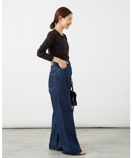 VERMEIL par iena(ヴェルメイユパーイエナ)の「fine cotton チュールクループルオーバー(Tシャツ/カットソー・レディース・ブラック/ブラウン・FREE)」の14枚目の写真