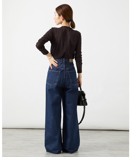 VERMEIL par iena(ヴェルメイユパーイエナ)の「fine cotton チュールクループルオーバー(Tシャツ/カットソー・レディース・ブラック/ブラウン・FREE)」の15枚目の写真