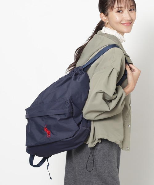 2WAY レインバック リュック型 'ワンポイント ポロポニー'（バック