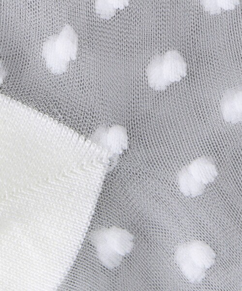 UNITED ARROWS(ユナイテッドアローズ)の「シアー ドット ソックス(ソックス/靴下・レディース・ブラック/ホワイト・FREE)」の3枚目の写真