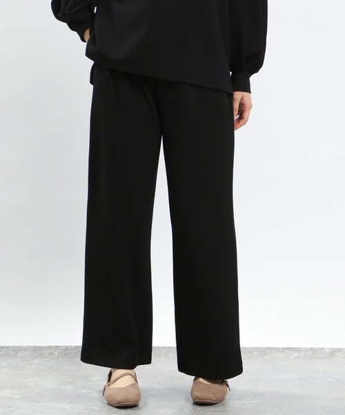 GLOBAL WORK Smile Seed Store(グローバルワーク スマイルシードストア)の「フクレジャガードイージーパンツ/121886(その他パンツ・レディース・ブラック/グレイッシュベージュ/ブルー/チャコール・X-LARGE/LARGE/SMALL/MEDIUM)」の14枚目の写真