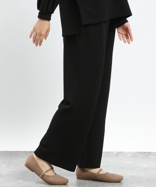 GLOBAL WORK Smile Seed Store(グローバルワーク スマイルシードストア)の「フクレジャガードイージーパンツ/121886(その他パンツ・レディース・ブラック/グレイッシュベージュ/ブルー/チャコール・X-LARGE/LARGE/SMALL/MEDIUM)」の15枚目の写真