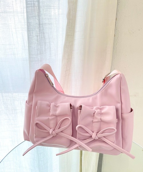 repipi armario（レピピ アルマリオ）の「リボンフラップショルダー（ショルダーバッグ・キッズ・ホワイト/シルバー/ブラック/ピンク/ピンク系その他/サックスブルー/ブラウン/イエロー/ピンク系その他3/ブルー系その他・FREE）」の7枚目の写真