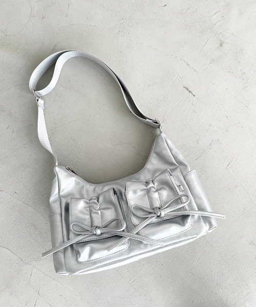 repipi armario（レピピ アルマリオ）の「リボンフラップショルダー（ショルダーバッグ・キッズ・ホワイト/シルバー/ブラック/ピンク/ピンク系その他/サックスブルー/ブラウン/イエロー/ピンク系その他3/ブルー系その他・FREE）」の10枚目の写真